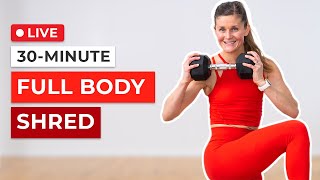 30Minute Full Body Shred Workout [upl. by Nas]