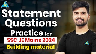 Statement Questions practice for SSC JE Mains Part 4  Building material  Civil Engg sscje [upl. by Ree]