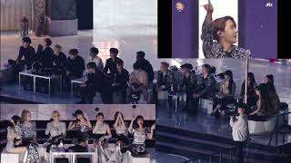 Idols React to BTS Skool Luv Affair Perfomance at GDA Golden Disk Awards 2020 Eng Lyrics [upl. by Helge]