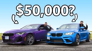 2022 BMW M240i vs 2018 BMW M2  Will The Real M Car Please Stand Up [upl. by Dnumyar]