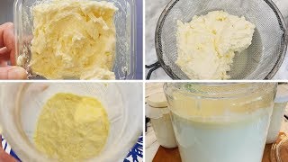 MANTEQUILLA FERMENTADA  con búlgaros kefir de leche [upl. by Bondy]