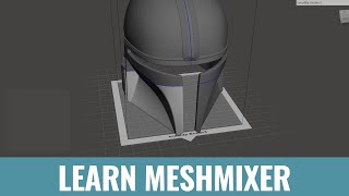 How to use Meshmixer Break a model in parts [upl. by Sremmus759]