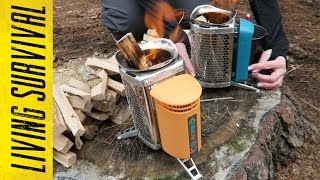 BioLite Camp Stove vs Cook Stove SidebySide [upl. by Atiniuq]