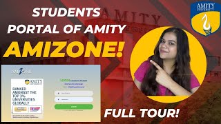 Students Portal Of Amity University Amizone Tour  Must Watch 😲⚠️ [upl. by Lanza207]