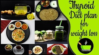 Thyroid Diet Plan For Weight Loss  Vegetarian Thyroid Diet  Diet Plan To Lose Weight Fast [upl. by Dona544]