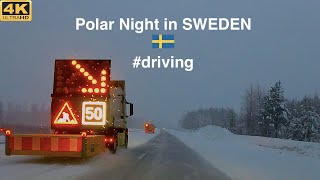 4K Driving in Sweden Luleå to Piteå [upl. by Nnalorac321]