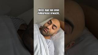 Wenn man von einer Vollnarkose erwacht Ich erinnere mich an nichts mehr 😂 patient narkose [upl. by Akiret]