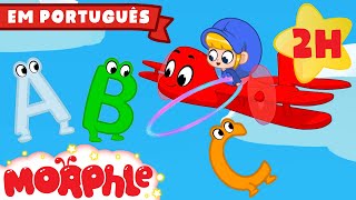 Morphle e as letras mágicas  2 HORAS DE MORPHLE  ABC com Morphle em Português  Desenhos Animados [upl. by Ycul]