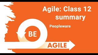 Agile Class 12 summary Peopleware [upl. by Einra]