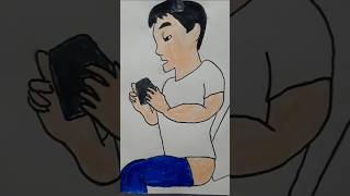 This is a Boy playing games Drawing😊💙💙💙💙💙💙💙💙💙💙💙💙💙💙💙🖤🖤🖤🖤🖤🖤🖤🖤🖤🖤🖤🖤 spedup lyrics artist nightcore [upl. by Dysart528]