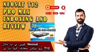 NEOSAT T12 PRO MAX UNBOXING AND REVIEW  NEOSATT12PROMAX unboxing AnsarDishinfoSaraiki [upl. by Ehudd]