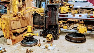 Clutch repair on the Caterpillar D47U [upl. by Riccio]