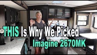 Tour Our Grand Design Imagine 2670MK Travel Trailer Our Rig For Full Time RVing [upl. by Eilahs]