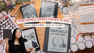 Which kindle should you buy in 2023 basic paperwhite oasis or scribe 📖 [upl. by Camila736]