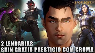 2 Skins Lendaria Skin Gratis Croma em Prestigio e mais [upl. by Collie508]