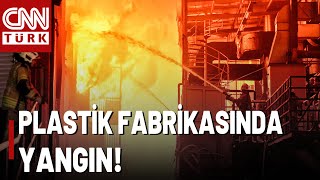 Beylikdüzünde Plastik Fabrikasında Yangın Fabrika Yangını Yağışa Rağmen Sürüyor [upl. by Adnoved769]