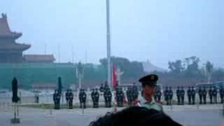 Flag Raising Ceremony at Tiananmen Square China [upl. by Lashondra]