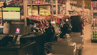 Some Safeway stores remove self checkout registers [upl. by Horst670]