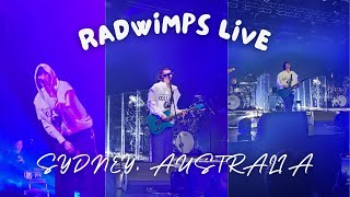 RADWIMPS Live Sydney Australia 2023 Concert Radwimps Live Hyperventilation ハイパーベンチレイション [upl. by Ettevy]