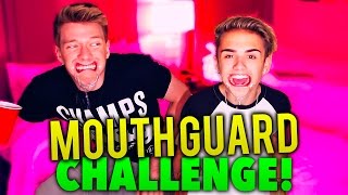 MOUTH GUARD CHALLENGE W COLLINS KEY [upl. by Jerad]