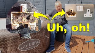 Lay Z Spa Plug Melted❓ Inflatable Hot Tub Plug Replacement [upl. by Apgar]