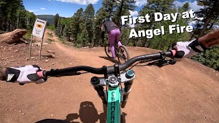 Bike Park Season First Day at Angel Fire [upl. by Cleodell124]