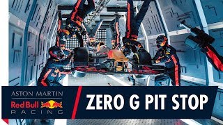 Taking an F1 Pit Stop to a whole new level  Aston Martin Red Bull Racings Zero Gravity Pit Stop [upl. by Nappy]