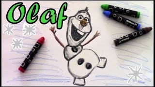 Die Eiskönigin Schneemann Olaf von Disney zeichnen I schnell und einfach [upl. by Unity]