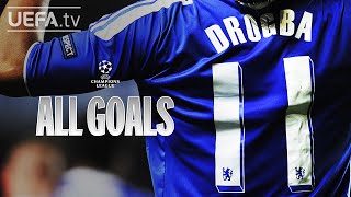 DIDIER DROGBA ALL UCL GOALS [upl. by Attener540]