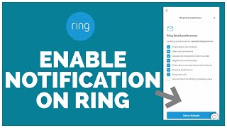 How to Enable Notifications on Ring App  Turn On Notifications In Ring Application [upl. by Jobina]