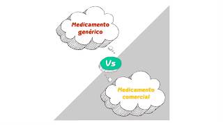 Diferencia entre medicamento genérico y medicamento comercial [upl. by Airasor]