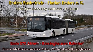 Sound Bus MAN A23 Lions City G NG313 von Enders Busbetrieb  H FE 601 Voith [upl. by Jahncke]