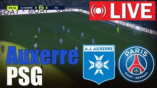 🔴LIVE Auxerre vs PSG  Ligue 1 202425  Live match today [upl. by Breana]