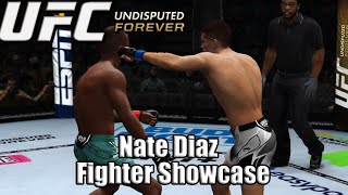 Nate Diaz Fighter showcase UFC Undisputed Forever [upl. by Holly43]