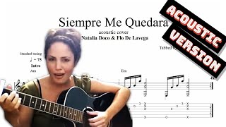 Siempre Me Quedara TAB  spanish acoustic guitar tabs PDF  Guitar Pro [upl. by Hales]