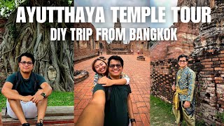 Ayutthaya Temple Tours DIY Trip from Bangkok🇹🇭 Pinoy Vlog [upl. by Britton]