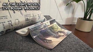 All the Light Novels Ive Bought Recently  Impressions Expectations Reflections [upl. by Annohsed654]