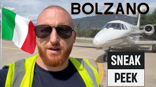 Bolzano in a King Air PREVIEW [upl. by Orual]