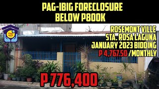 Acquired asset ni pagibig for bidding na Rosemont Ville Sta Rosa Laguna pagibig [upl. by Lengel]