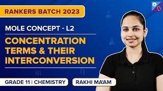 Concentration Terms amp Its Interconversions Some Basic Concepts of Chemistry Class 11  JEE 2023 [upl. by Sage]