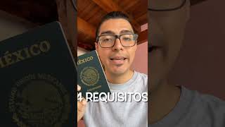 4 Requisitos Pasaporte 2022  1ra Vez [upl. by Akitnahs]