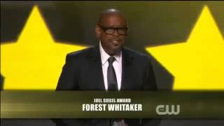 Forest Whitaker WINS Critics Choice Awards 2014 Forest Whitaker Acceptance Speech [upl. by Eeresid]