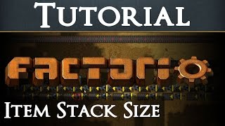 Factorio Tutorial 7  Inserter Item Stack Size [upl. by Proudman]