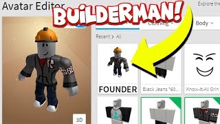 BECOMING THE CREATOR OF ROBLOX BUILDERMAN [upl. by Eichman]