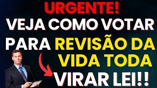 PASSO A PASSO COMO VOTAR PARA REVISÃO DA VIDA TODA VIRAR LEI  PL 14602023 SENADOR PAULO PAIM [upl. by Einahpts]