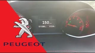 ➤ 2018 PEUGEOT 308 GTi 270 THP 272 hp 0100 kmh 0200 kmh 0250 kmh Acceleration amp Top Speed [upl. by Euqinemod]