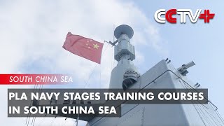 PLA Navy Stages Training Courses in South China Sea [upl. by Isabeau921]