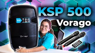 Vorago KSP 500  Bocina para Karaoke [upl. by Dominica622]