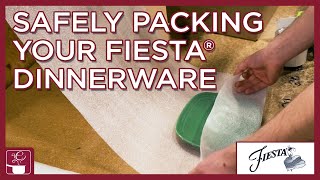 Fiesta Dinnerware Packing Guide  How to safely pack chinadishes and plates for shipping amp moving [upl. by Ryder120]