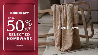 Save on Homeware at Coricraft [upl. by Hawk159]